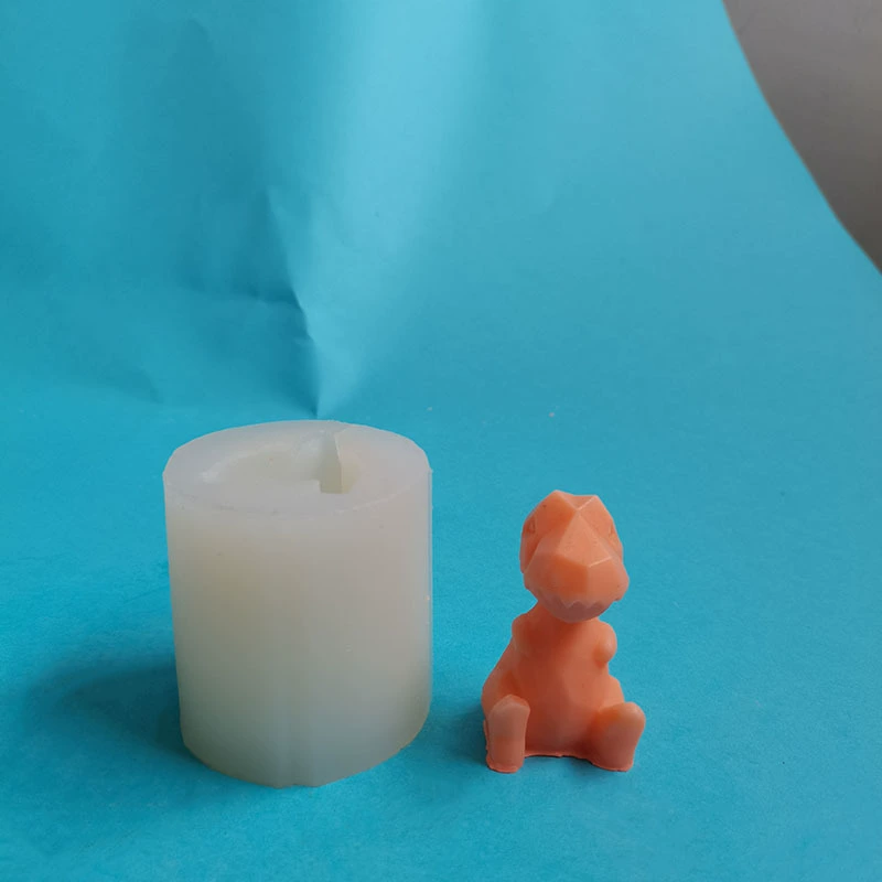 Three dimensional dinosaur, candle, silicone silicone mold, aromatherapy, handmade