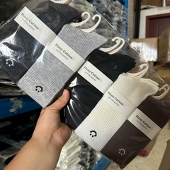 袜子女秋冬长筒厚款堆堆袜女格雷系风百搭潮款高筒小腿堆堆袜批发