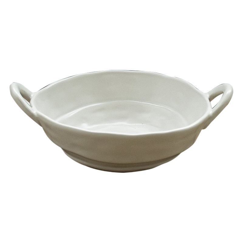 Tazón de cerámica mate para las orejas Tazón de sopa para el hogar japonés Tazón de vajilla Tazón de sopa de fideos de alto valor al por mayor Tazón de ensalada Tazón de fideos instantáneos