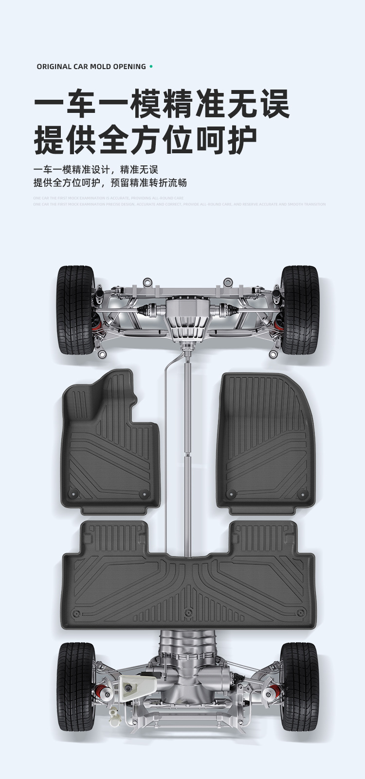 Suitable for 26 models of Xpeng L03 car floor mats, custom-made TPE floor mats, trunk mat, and seat back cushion
