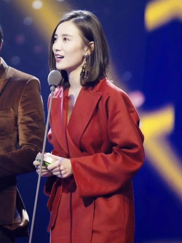 显白红色手工双面呢羊毛大衣女中长款新款气质毛呢外套显瘦外套秋|undefined