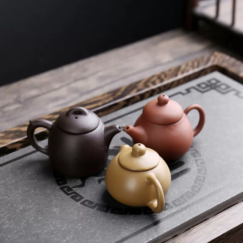 迷你紫砂壶全套小指尖壶 可养 宜兴茶具茶宠摆件小号陶瓷中式招财