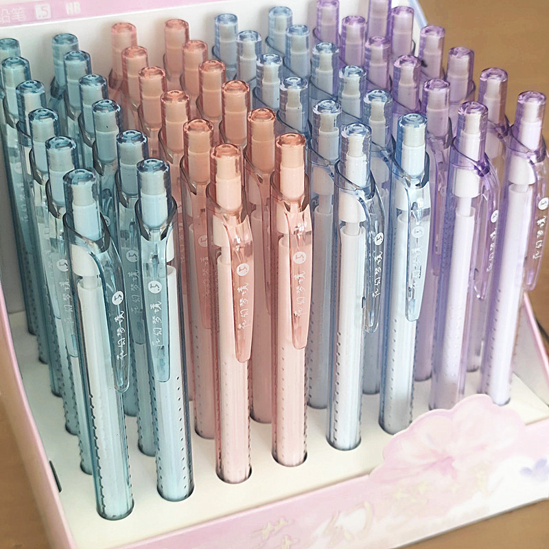 Mechanical Pencil for Primary School Students in First and Second Grade with Mechanical Pencil 0.5 Continuous Core High-Value Morandi Color