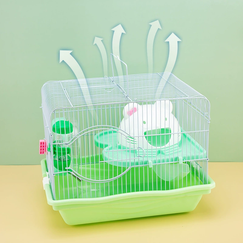 Оптовая Продажа с фабрики домашнее животное бурский хомяк клетка хомяк Золотой медведь двухслойная роскошная вилла клетка с кошачьей головой клетка зоотовары