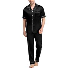 Z 23929 Men's Silk Short Sleeve Pama Set ��ʿ˿��˯��