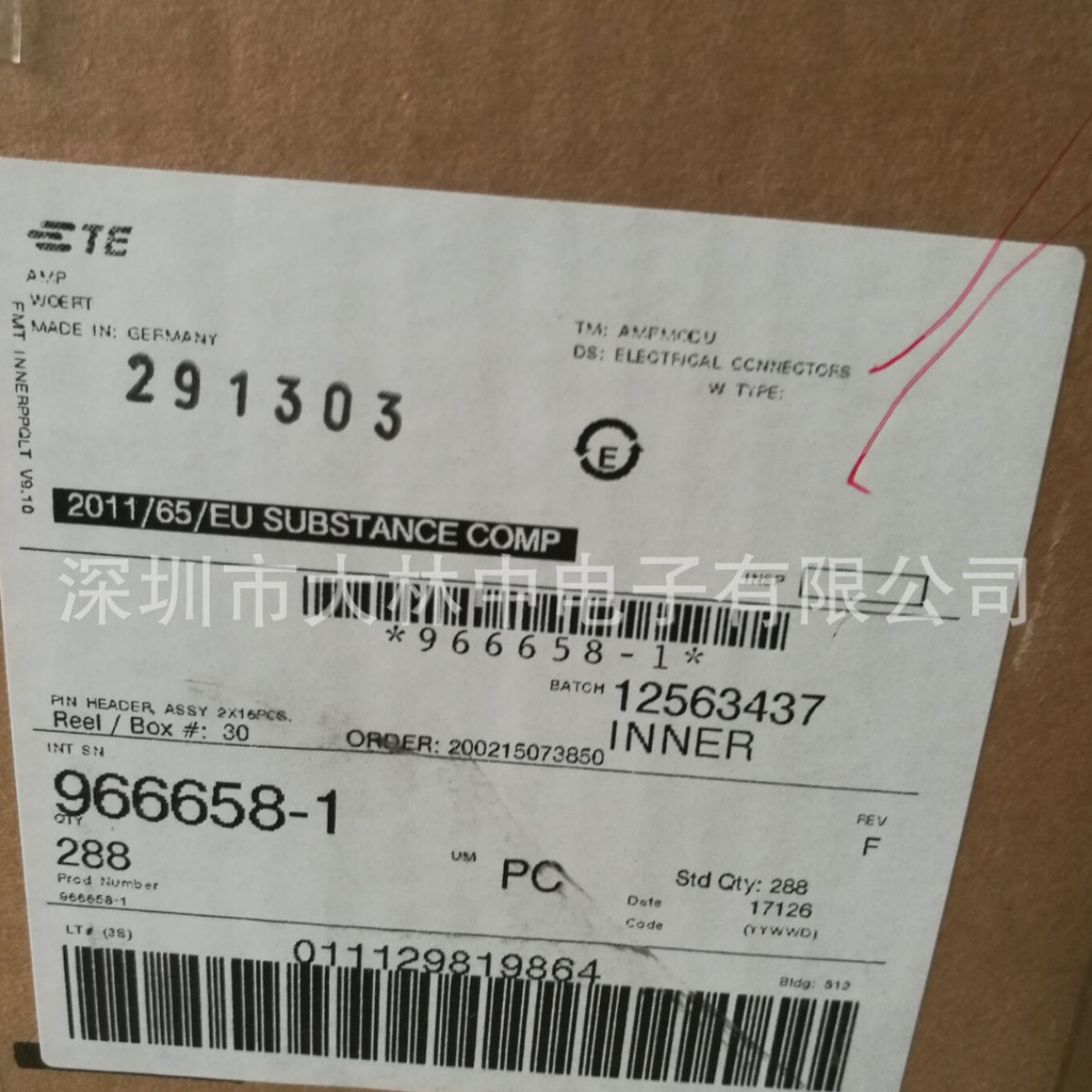 供应原装连接器966658-1现货