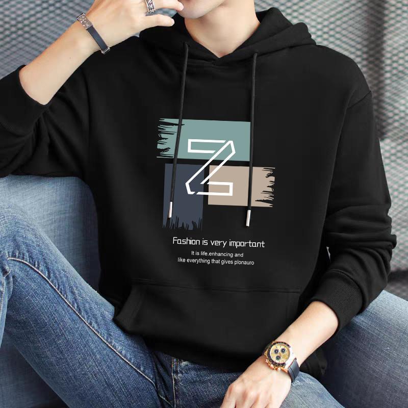 후드 스웨트셔츠 [KZ 블랙]