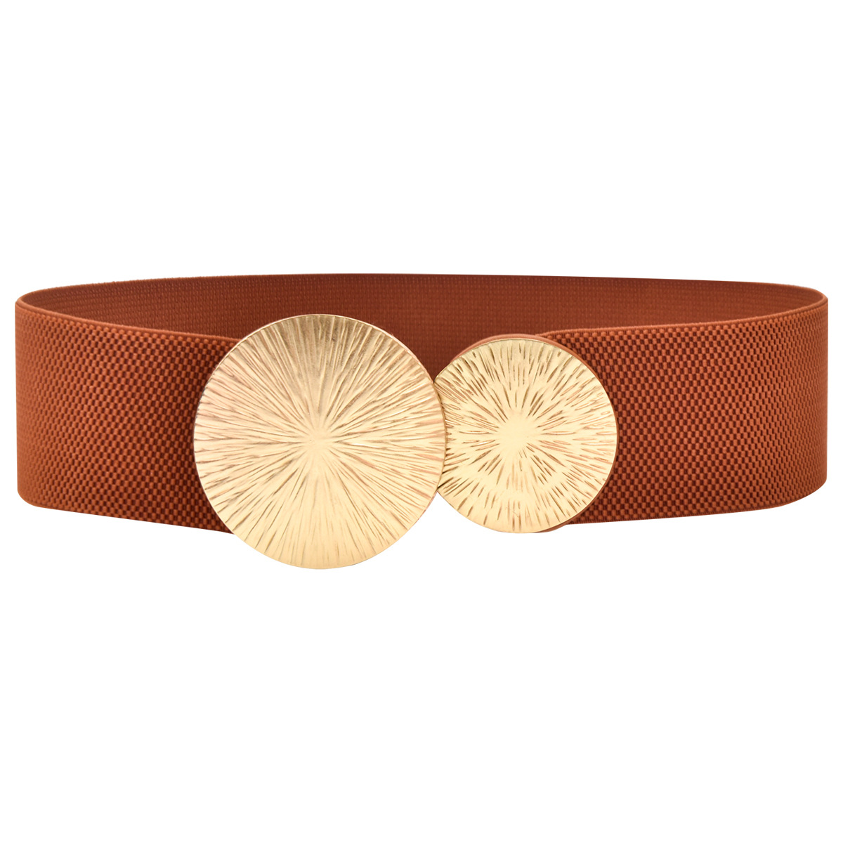 Marca de moda estilo europeo y americano cinturón decorativo de las mujeres abrigo con vestido cinturón cintura traje apretado elástico cintura sello ancho