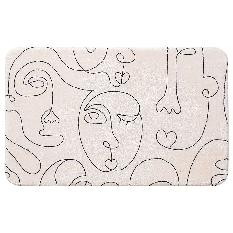 Saugfähige Bodenmatte für Badezimmer, Anti-Rutsch-Matte für Badezimmertüren, Fußmatte für den Haushalt, Eingangsmatte, Badezimmerteppich_voghion.com