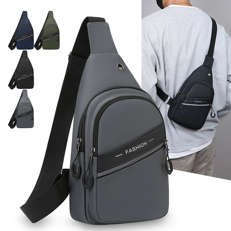 Bolso de pecho para hombres nueva moda bolso de hombro para viajar bolso de cambio de teléfono móvil multifuncional bolso de ocio de negocios