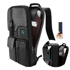 コンピュータバックパック 15-16inch メンズハイエンドビジネスコンピュータバッグ大容量旅行バックパック学生スクールバッグ