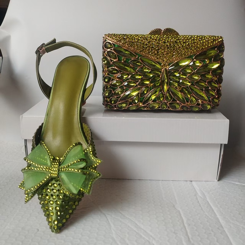 Xiyuan 2025 Women's Full Diamond Pointed Toe High Heels Sandals Crystal Rhinestone Pointed Toe High Heels Summer Women