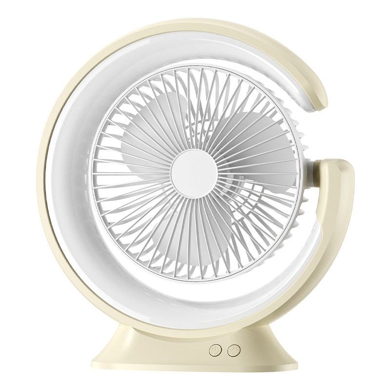 Amazon ventilador de lámpara de escritorio transfronterizo gran ventilador de viento ventilador de oficina doméstica ventilador pequeño ventilador de doble uso ventilador de circulación