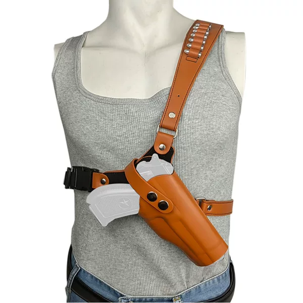 Tactical Chest Bag Pistol Bag Western Denim Outdoor Cowhide Gun Case 1911 Glock Quick Pull Pistol Case