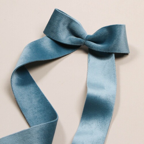 Velvet flocking ribbon DIY handmade bow hair accessories flower gift box decoration with cake packaging ribbon