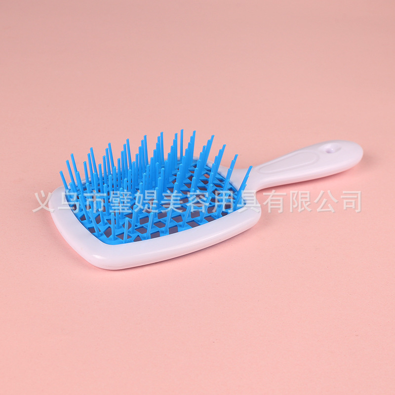 Peine Masajeador con Cojín de Aire de Malla Cuadrada de ABS para Cabello Seco y Húmedo image 21