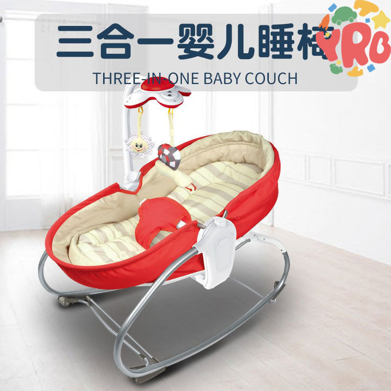 Baby Three-In-One Sleeping Bed Music Vibration Light Bed-In-Bed Baby Cradle Baby Rocking Chair Soothing Chair Baby Bed