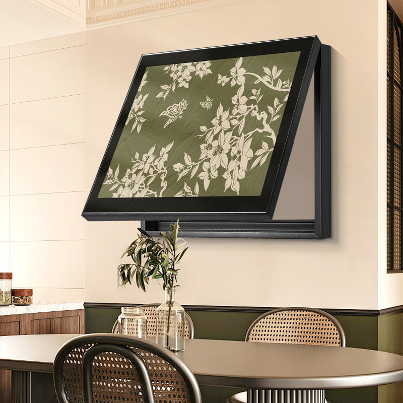 Vintage-Style Electric Meter Box Decorative Painting, Distribution Box Switch Decoration, American Retro Hanging Painting, High-End Strong and Weak Current Box Painting