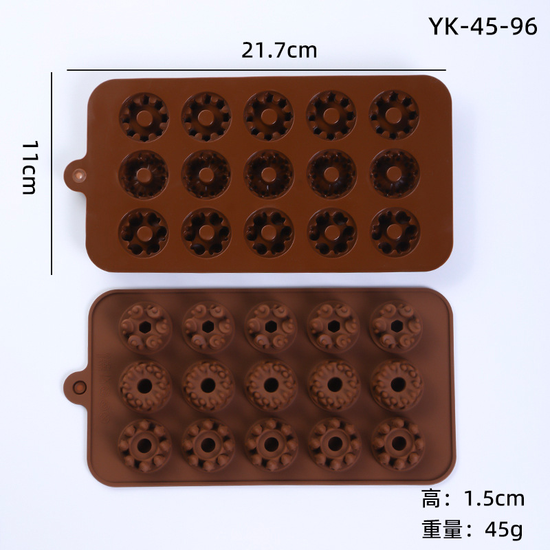 Molde de Silicona para Chocolate DIY, Multiuso con Formas de Dibujos Animados para Repostería
