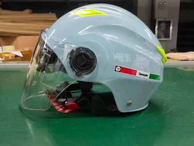for Electric Bikes, Motorcycle Safety Supplies - ice-crystal-blue-double-mirror-transparent-long-mirror