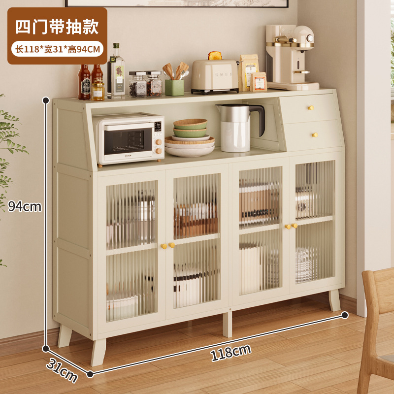 Gabinete de comedor de cocina sala de estar contra la pared armario todo en uno armario armario de piso armario de almacenamiento de café armario de té armario de almacenamiento