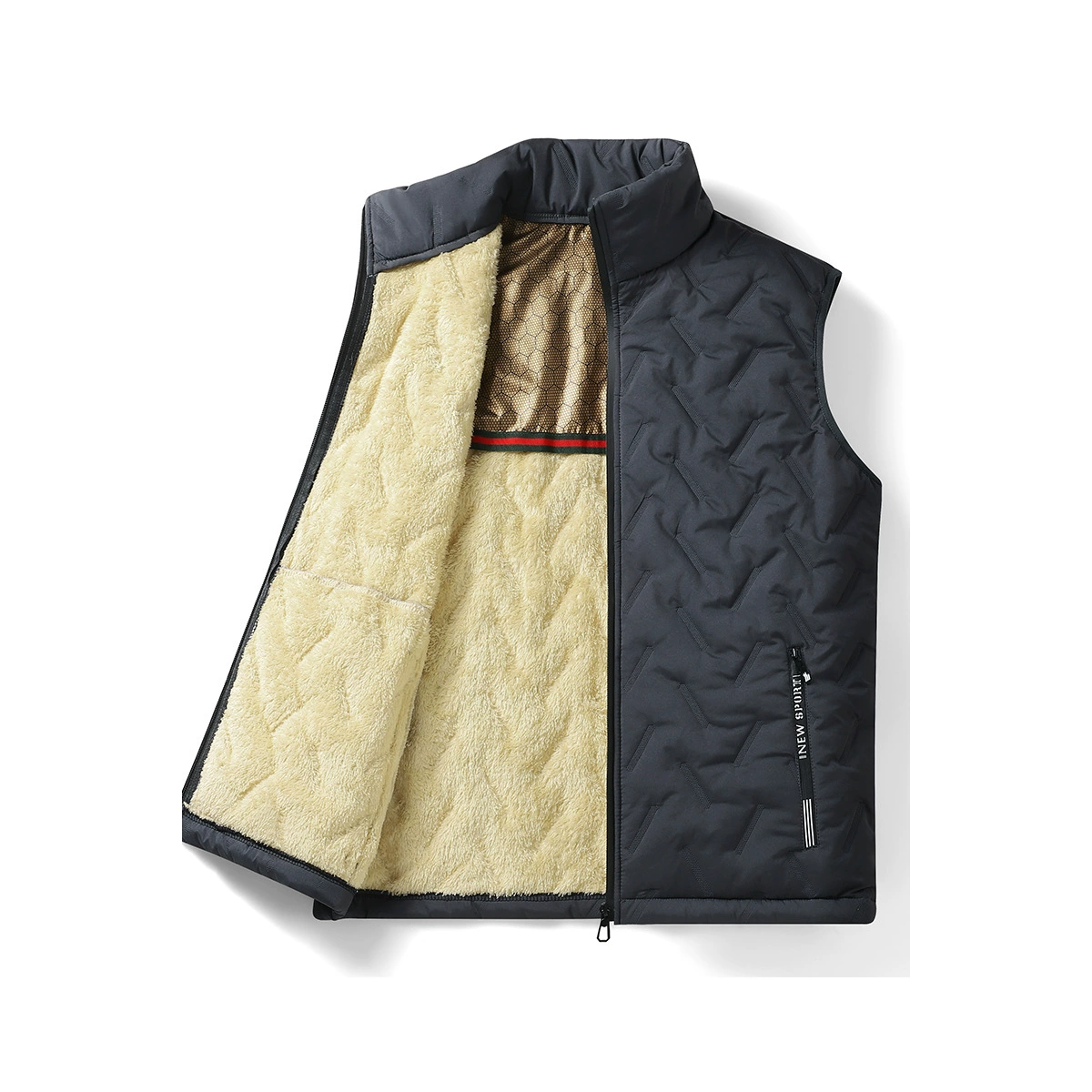 Трансграничные мужские ультразвуковые бархатные графеновые жилеты