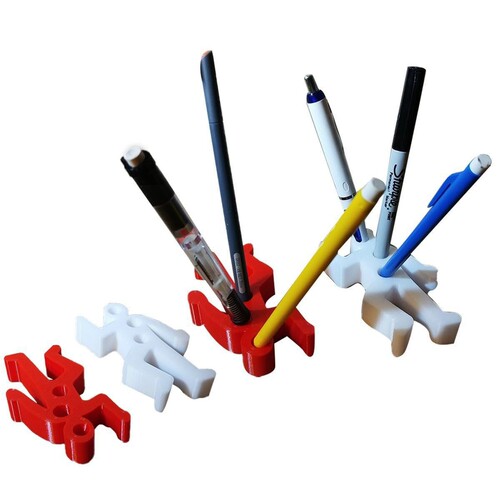 Cross-border independent website hot-selling Crime Scene Pen Holder interesting crime scene humanoid pen holder