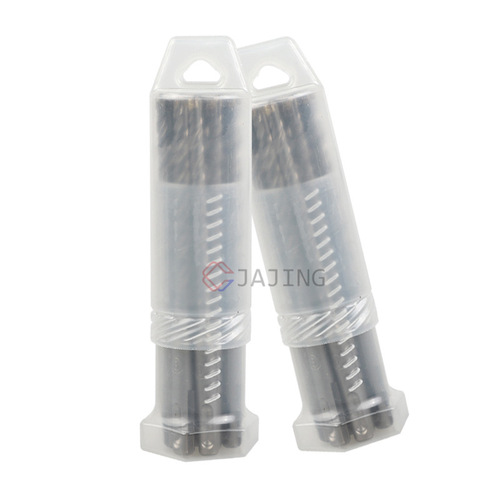 7pcs round handle cross electric hammer drill bit set 160mm electric hammer impact concrete wall drill bit with two pits and two slots