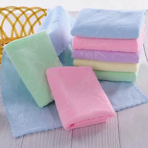 Lace Embossed Colorful Towel 30*60 Square Towel Kidsren's Towel Face Wash Disposable Kitchen Hand Towel Wholesale