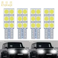 Автомобильный светодиодный светильник на крыше T10 5050 6SMD W5W ширина свет номерного знака внутренний свет багажник свет дверной боковой свет