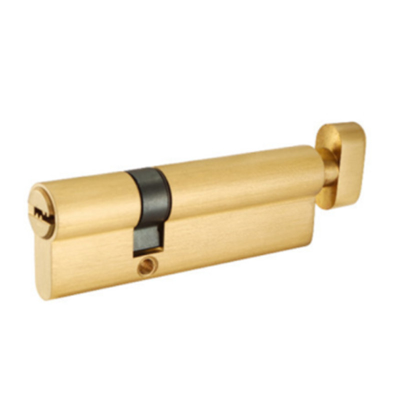 Industria de bloqueo del sur de China capitán gran cilindro de cerradura de cobre de 90mm con giro doble Abrir accesorios de cerradura de cilindro de cerradura dividida media dividida parcial