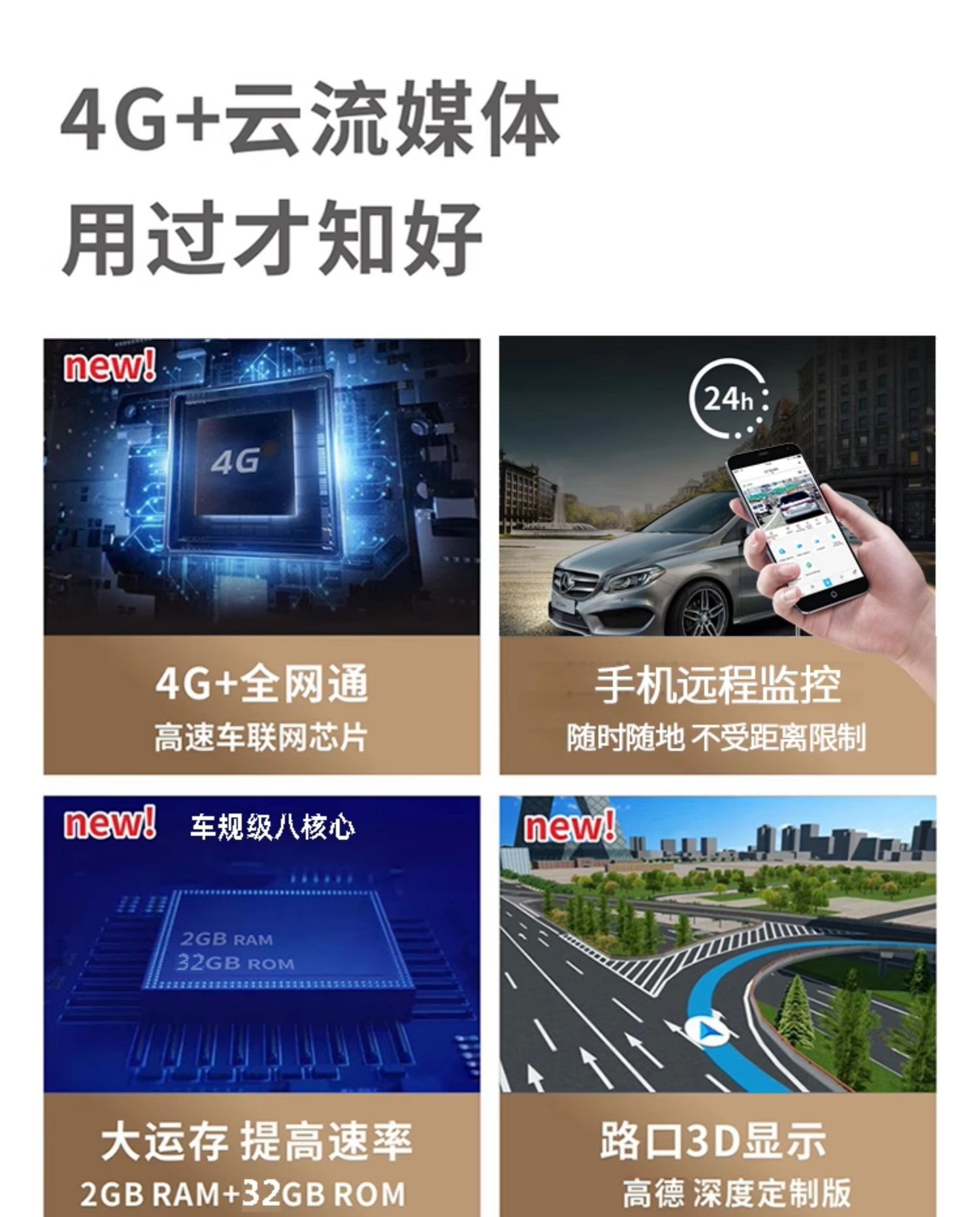 New Inch Full-Screen Driving Recorder, Front and Rear Dual Recording, High-Definition Streaming Media, Rearview Mirror, Navigation and Reversing All-In-One Machine