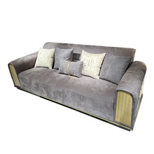 SPARKLE CASA意式极简轻奢磨砂真皮沙发后现代高端别墅样板房全屋