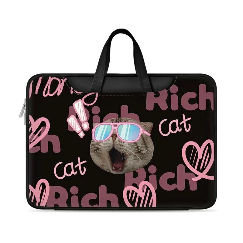 Creative and Funny Laptop Bag, Portable and Shoulder Dual-Purpose, Suitable for Apple/Huawei/Xiaomi/Xiaoxin