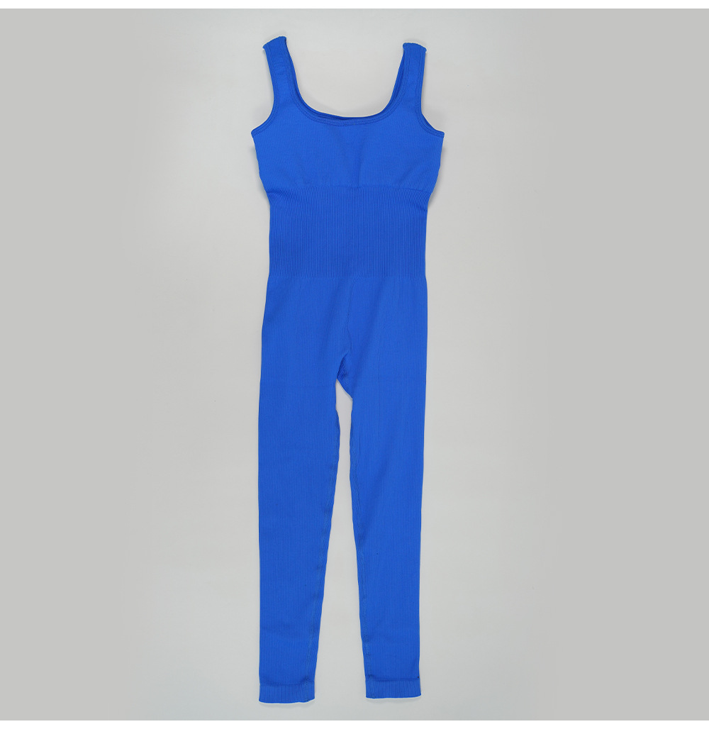 Basic Classic Style Solid Color Nylon U Neck Tracksuit Jumpsuits display picture 19