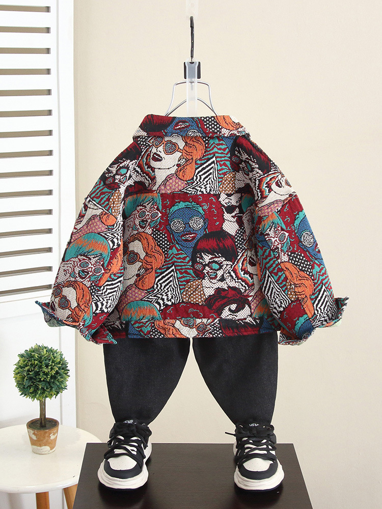 6221 primavera y otoño para niños chaqueta de fragancia pequeña 2024 nuevo bebé a principios de otoño chaqueta hermosa chaqueta ropa para niños otoño