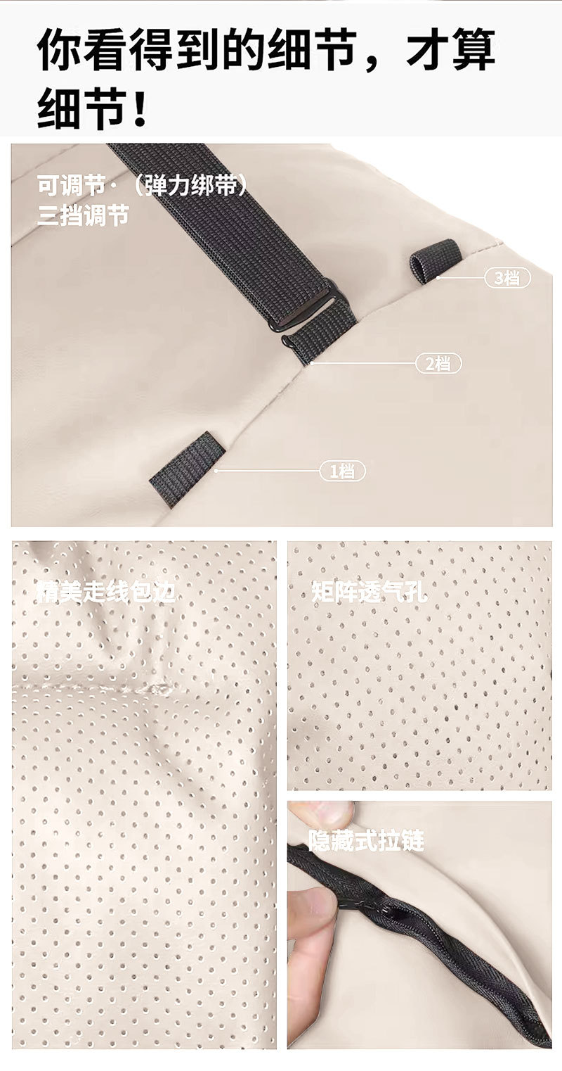 Suitable for Toyota Alphard Sienna Grevia Car Headrest and Lumbar Support Four-Season Car Neck Pillow