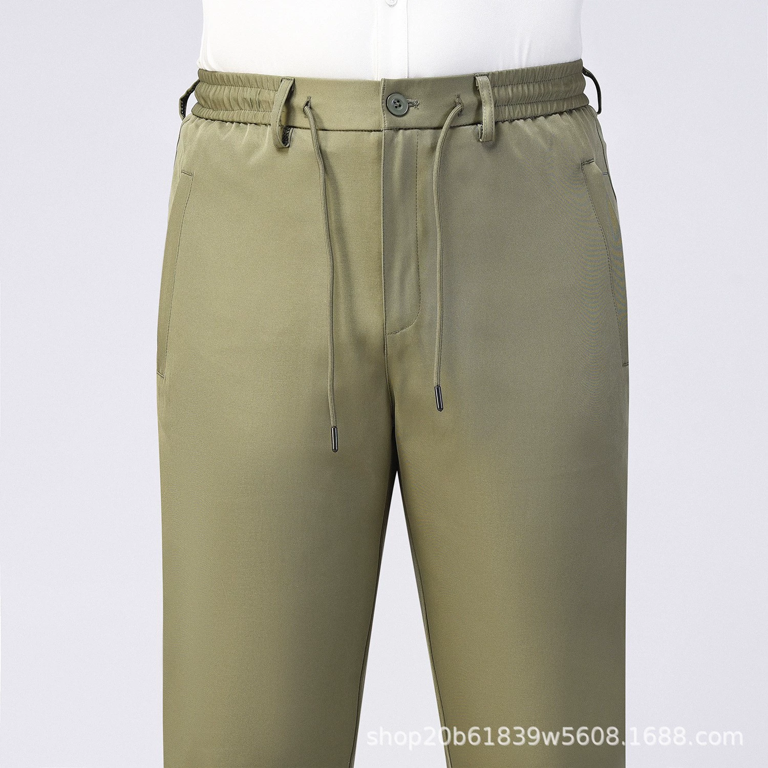 Куртка утепленная прямого кроя, модель 01, армейский зеленый, теплая, высококачественный белый утиный пух, модная, утолщенная, для защиты от холода, для активного отдыха