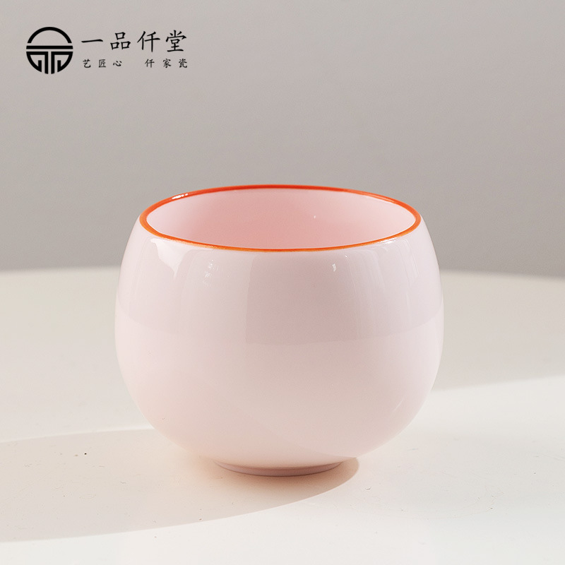 Suet 옥 티 마스터 컵 여성용 개인 고급 특수 흰색 도자기 쿵푸 컵 찻그릇 싱글 컵 찻잔 찻잔