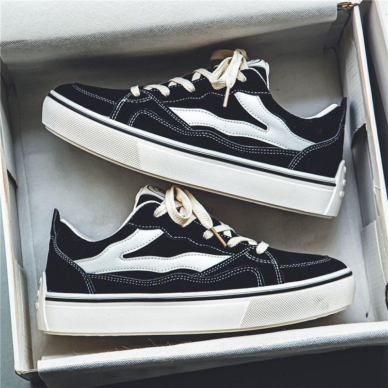 Zapatos de lona para hombres 2024 nuevos zapatos de verano para hombres jóvenes colegios de viento zapatos de marea zapatos de skate casuales para hombres