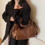大容量单肩新款美式托特包