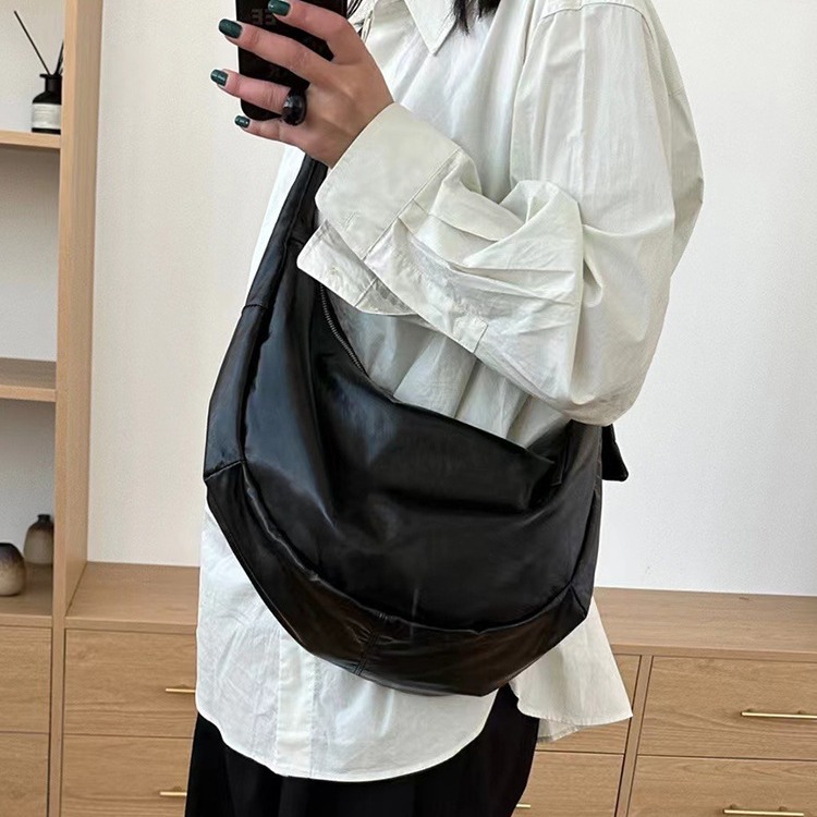 Borsa tote casual da donna, borsa a tracolla in morbida pelle per pendolari_voghion.com