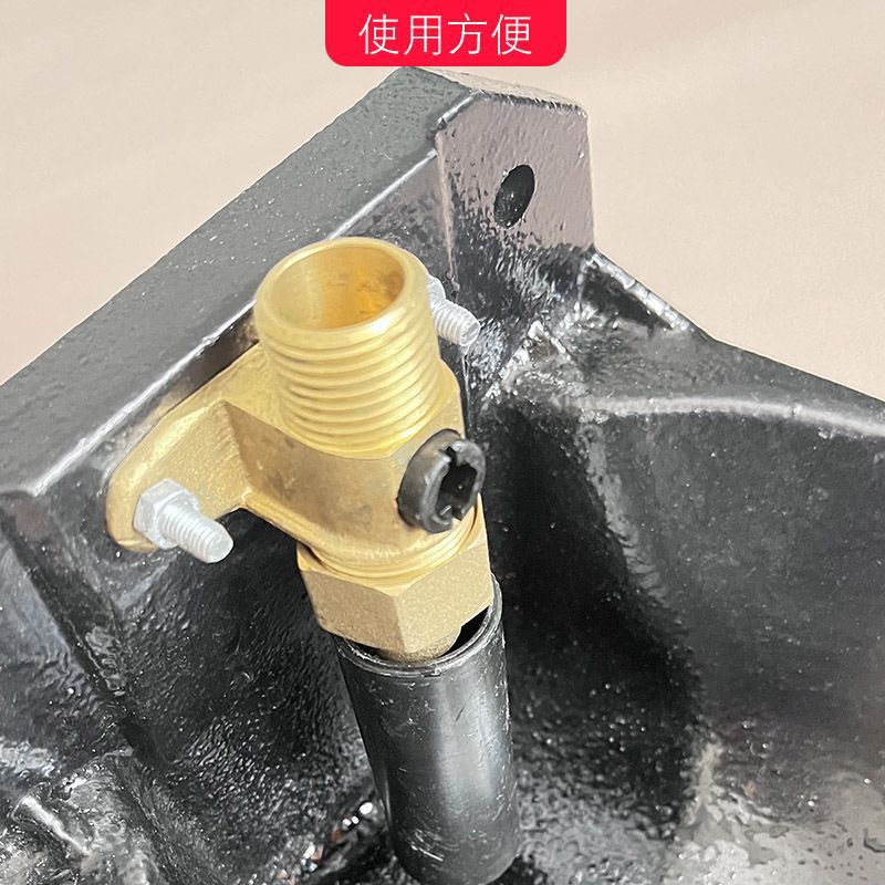 Ovejas de hierro fundido bebedero automático Válvula de cobre dispositivo para beber ovejas recipiente para beber automático recipiente de agua de hierro fundido fregadero para beber líquido amniótico Tazón