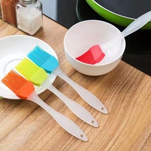Oil Brush Kitchen pancake edible baking small brush pancake household high temperature resistant lint-free silicone barbecue oil brush