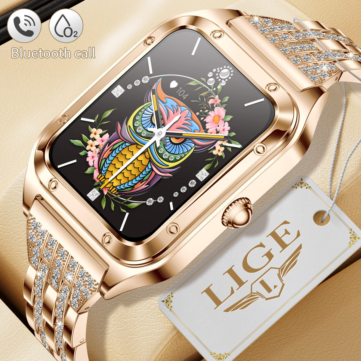 Unisex Smart Multifunctional Bluetooth Watch Waterproof Fashion Bracelet with Calling Function Business Luxury/Sport Style_voghion.com