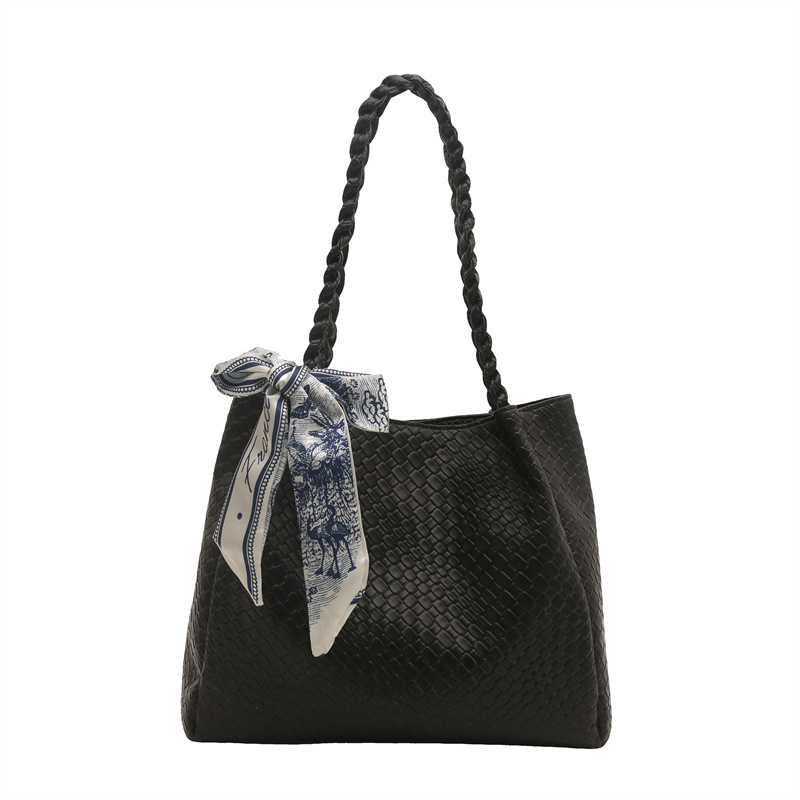 estilo coreano retro 2025 primavera y verano alta bufandas de seda bolso de hombro, bolso de viaje popular este año, bolso de brazo, bolso especial