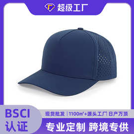 跨境五片卡车司机帽涤纶速干防泼水帽子女棒球帽男款高品质鸭舌帽