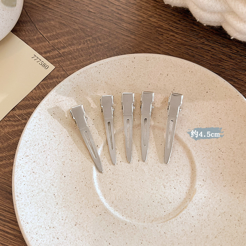 Almohadilla para el cabello, clip esponjoso, clip de pico de pato, clip de flequillo, artefacto de cabeza de cráneo alto, clip de cabeza de cabello de 9cm, clip esponjoso en ambos lados