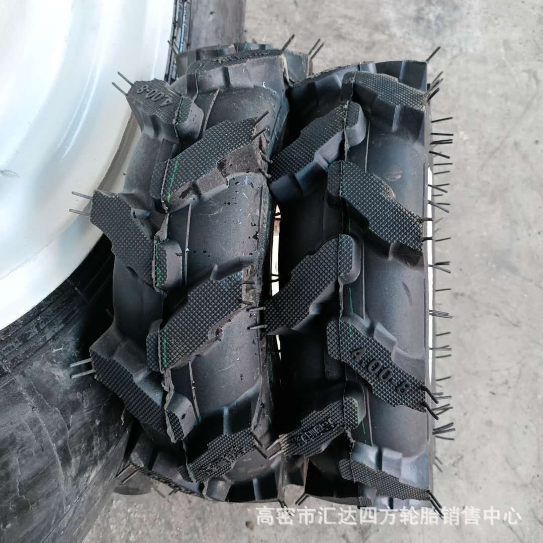 厂家直供4.00-8农用轮胎 人字花纹轮胎 抓地虎  现货 批发零售