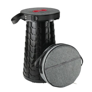 Folding Stool Storage Bag Outdoor Folding Stool Portable Plastic Stool Internet Celebrity Stool Cushion Storage Integrated Mat